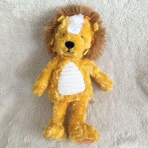 Make Believe Ideas 13" Minky Soft Stuffed Plush Baby Lion Rattle Lovey Toy